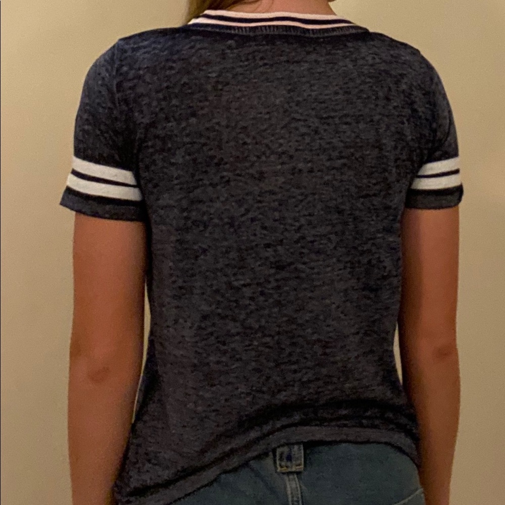 Striped Collar Ringer Tee - Picture 3 of 3